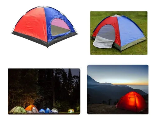 Carpa Camping Impermeable Para 2personas