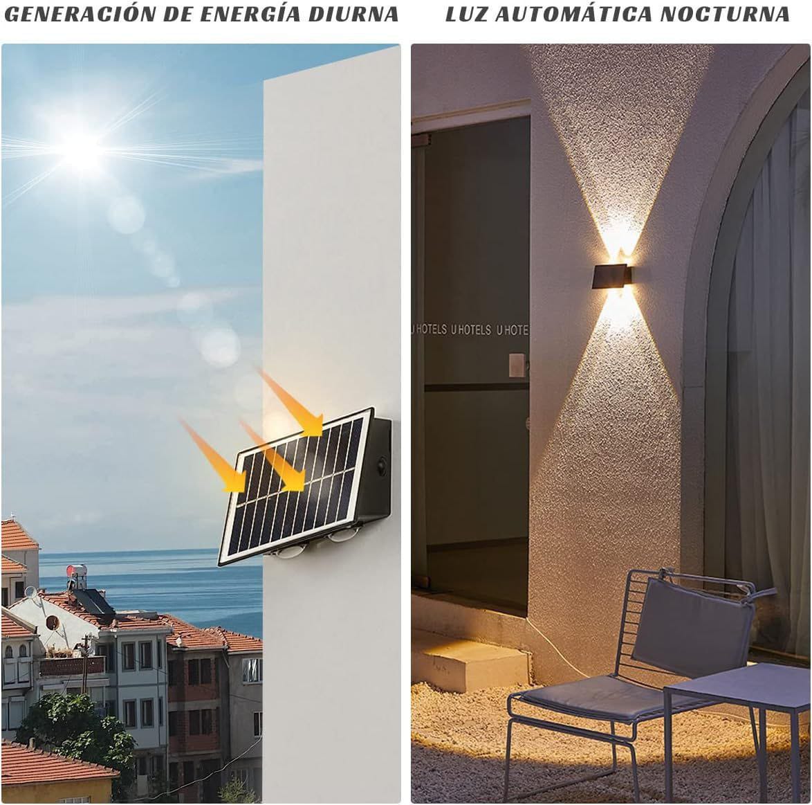 Lampara solar decoracion hogar💡
