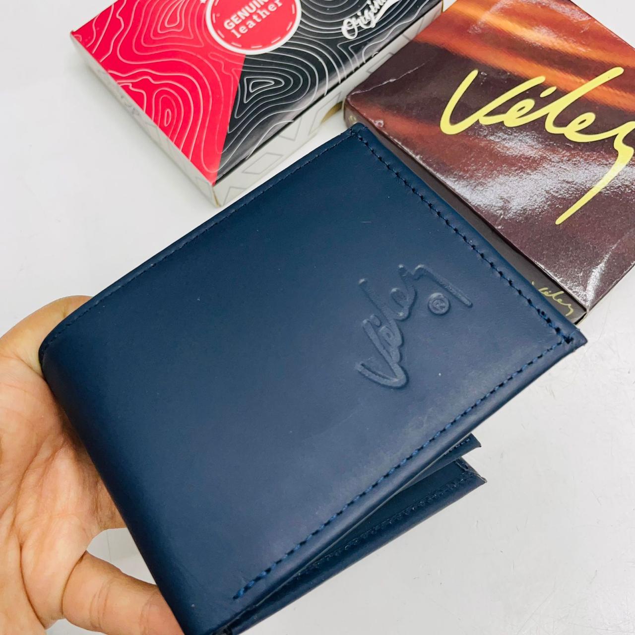 Billetera cuero graso Velez caballero
