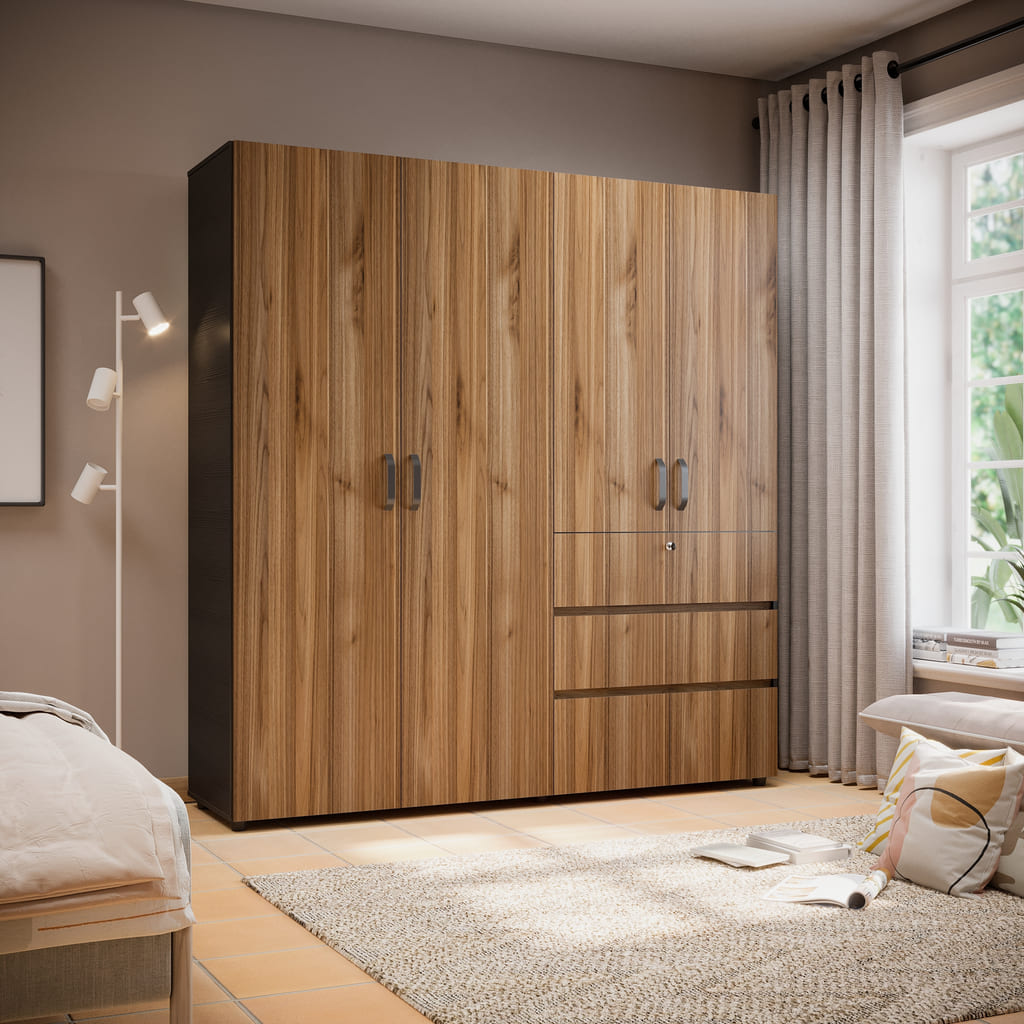Armario Riga 190cm Gales-Wengue