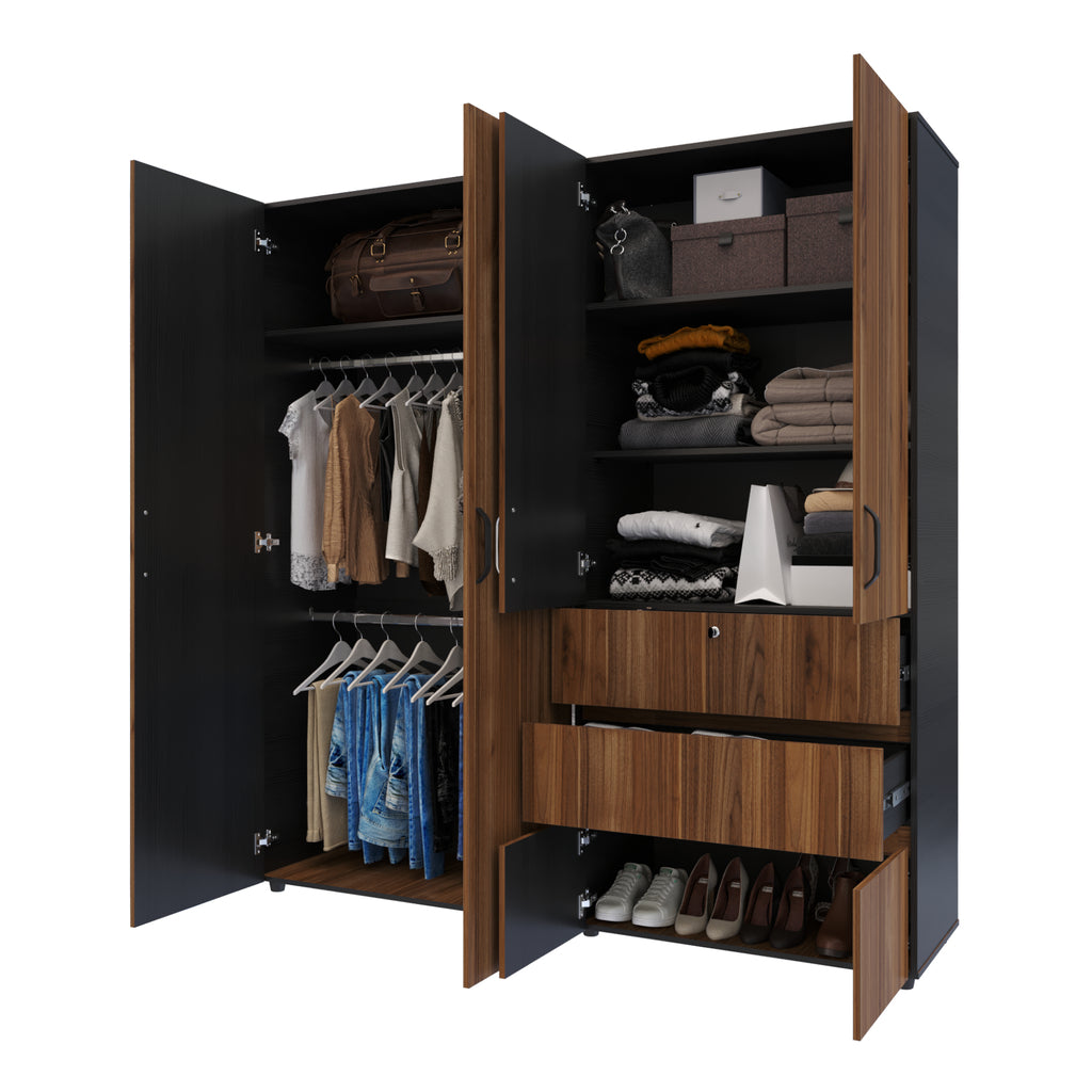 Armario Riga 190cm Gales-Wengue