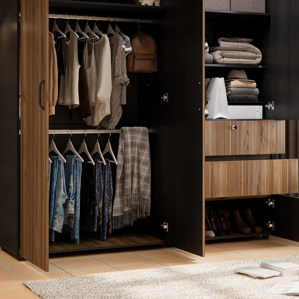 Armario Riga 190cm Gales-Wengue