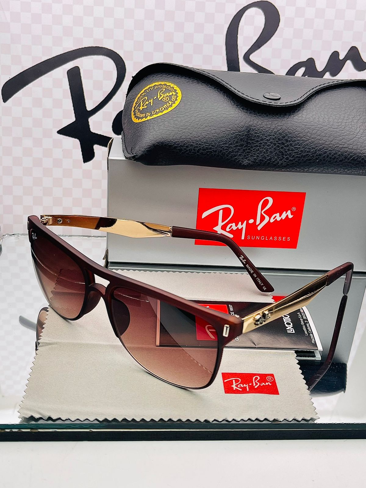Gafas Raiban pata dorada