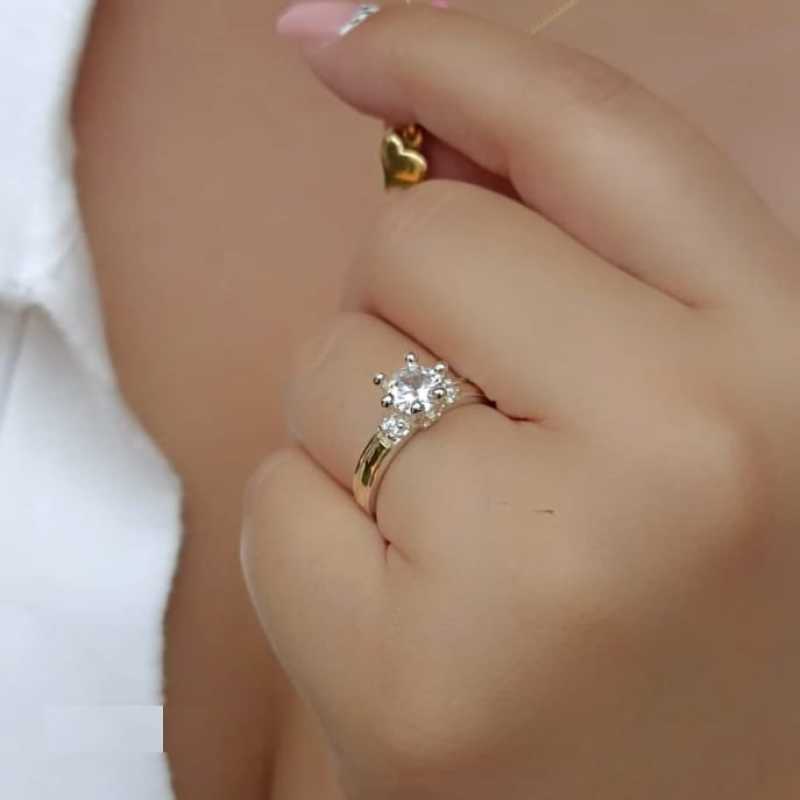 Anillo moy (Plata y Oro)😍