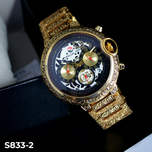 S833 Reloj especial one crono  envejecido