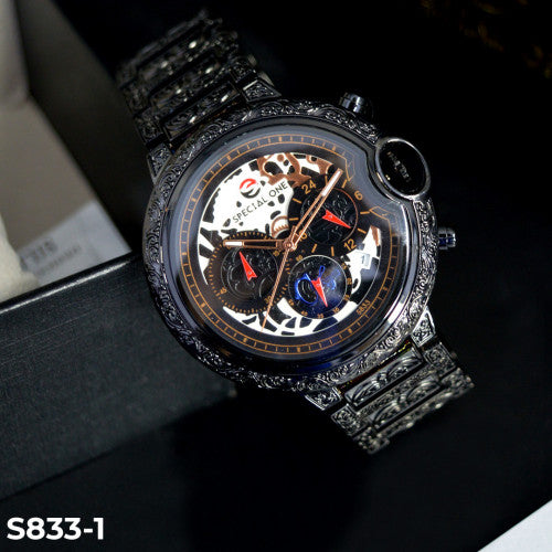 S833 Reloj especial one crono  envejecido