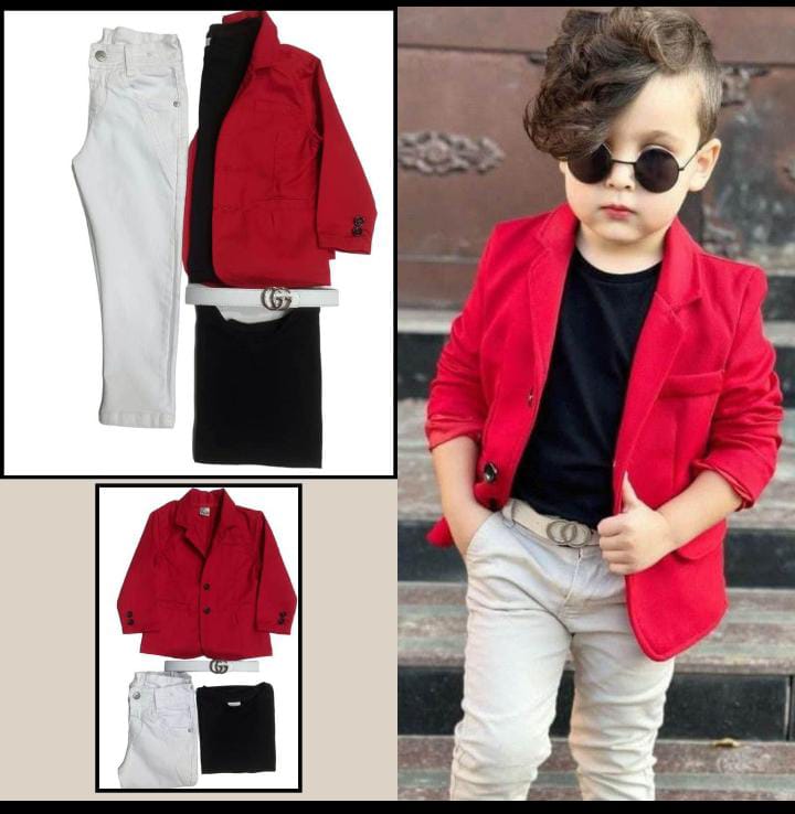 Conjunto de niño 5 piezas  - con corbatin