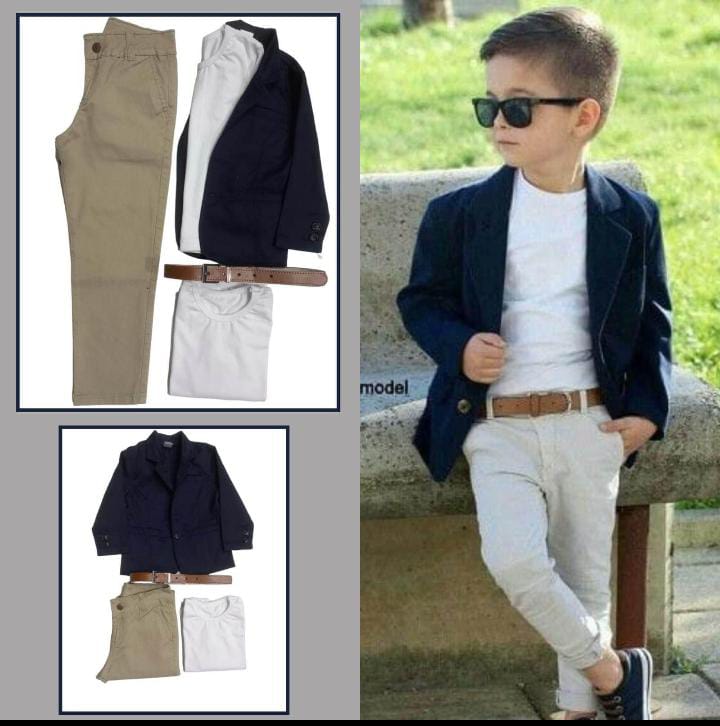 Conjunto de niño 5 piezas  - con corbatin