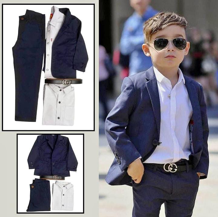 Conjunto de niño 5 piezas  - con corbatin