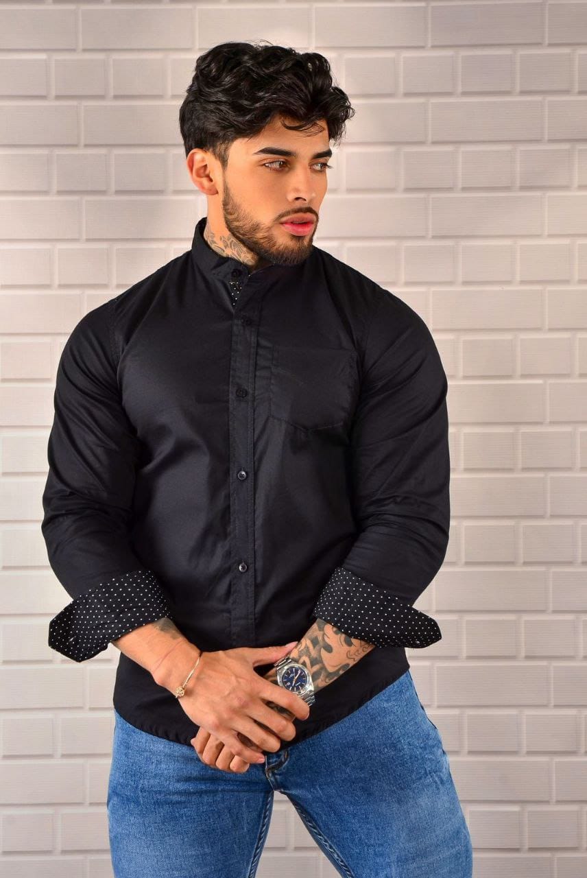 Camisa de hombre cuello Neru Ref NOV