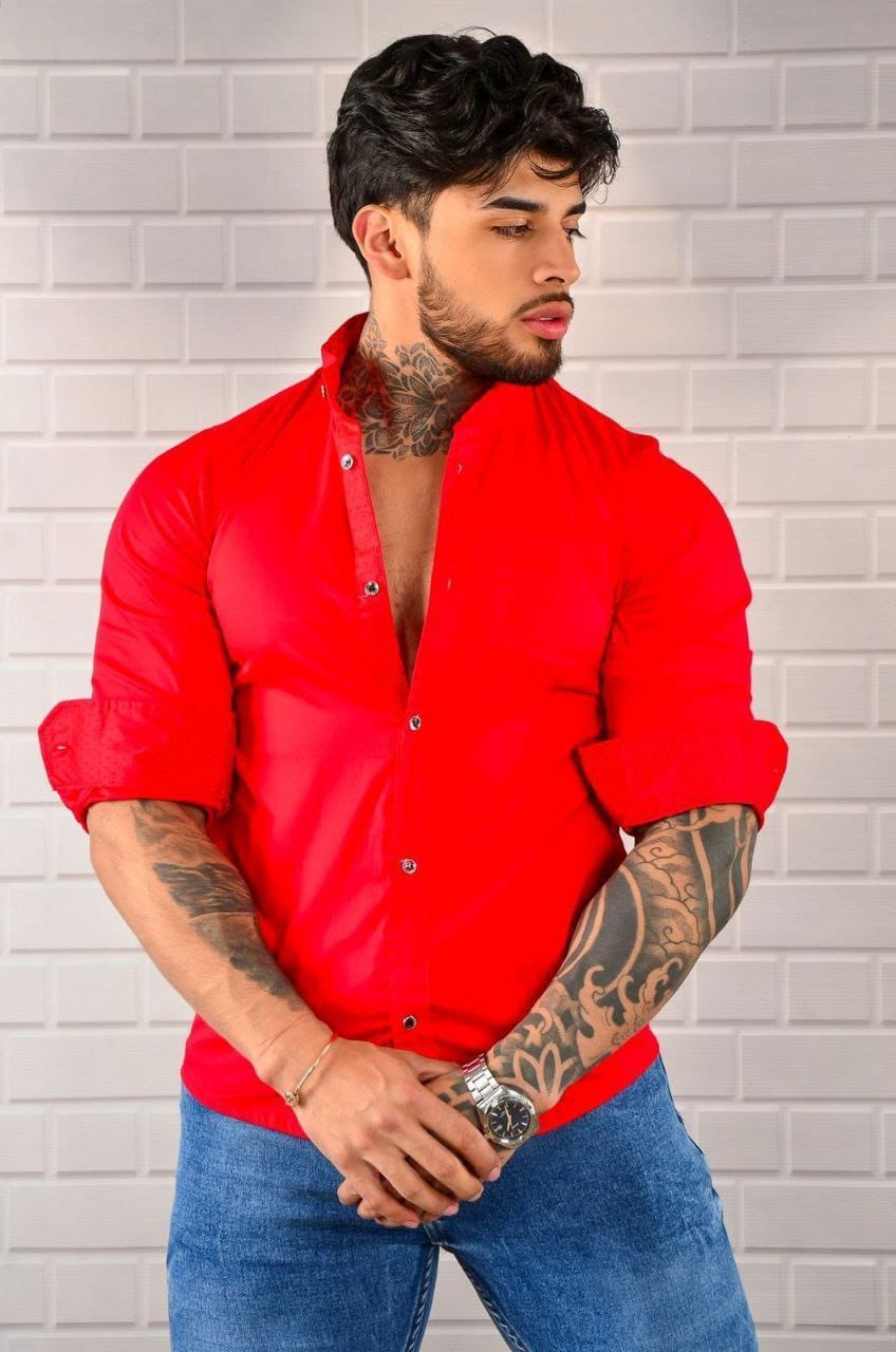 Camisa de hombre cuello Neru Ref NOV