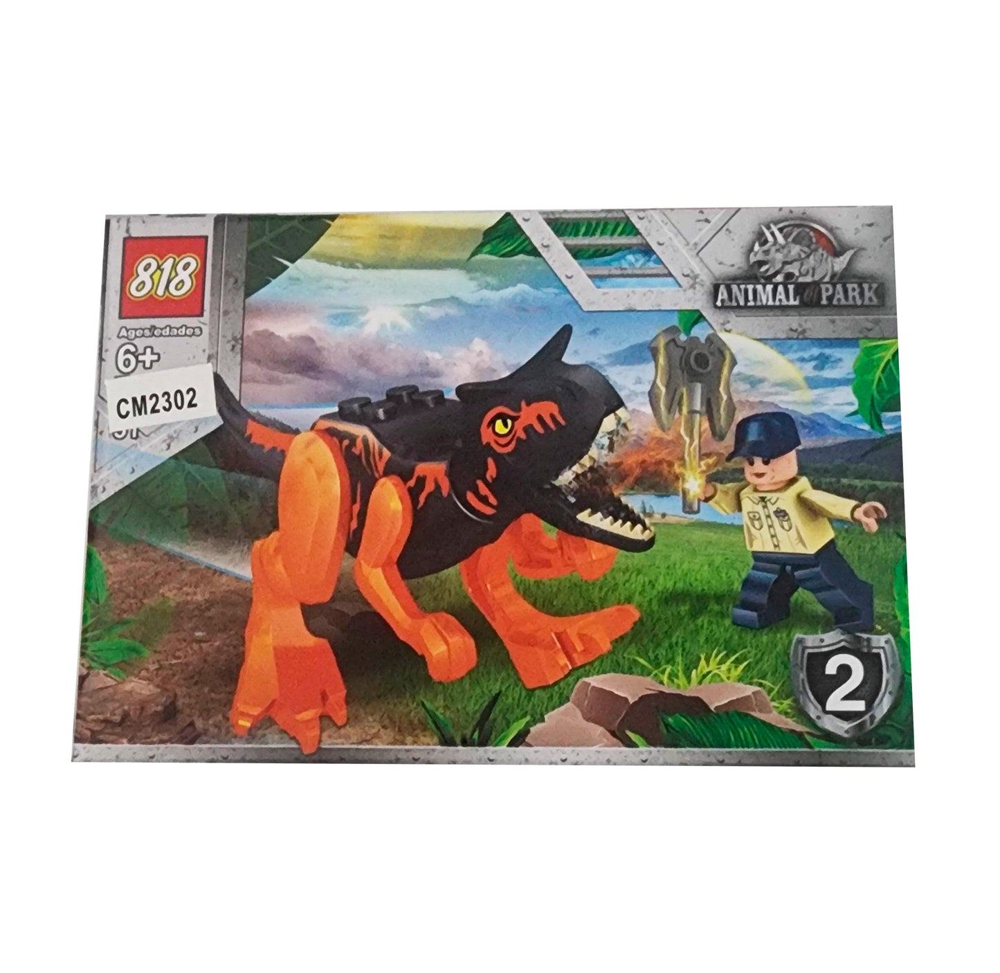 Dinosaurio Personaje X 8 Pcs Armables Ar
