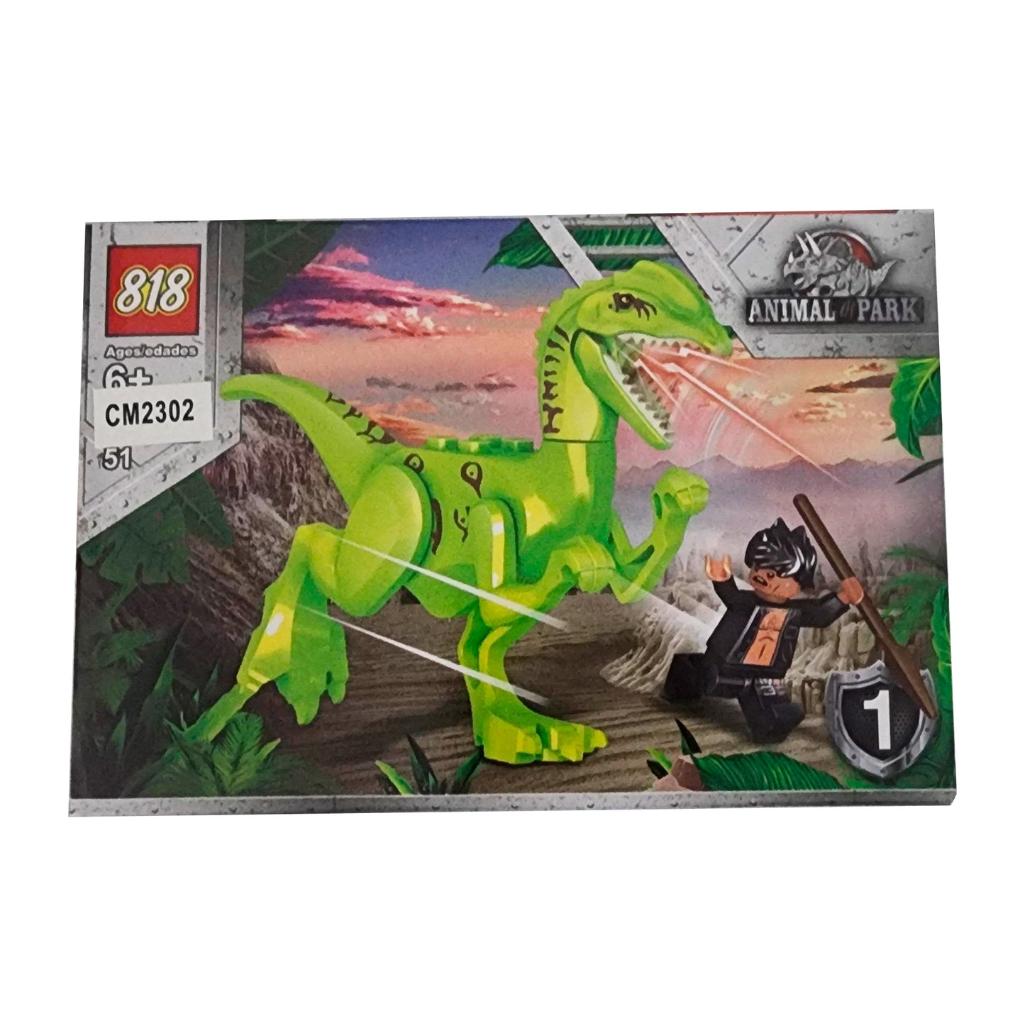 Dinosaurio Personaje X 8 Pcs Armables Ar