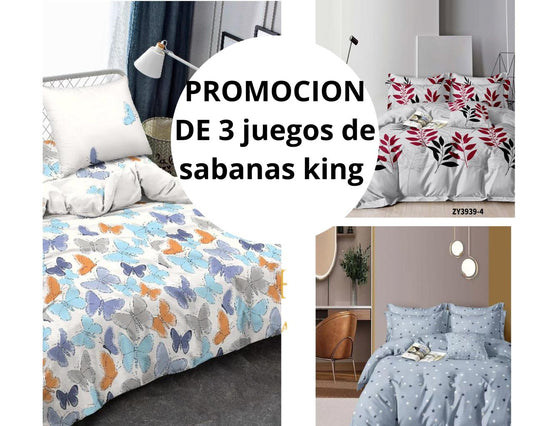 Sabana promocion cama king