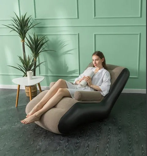 Sofá Inflable Portátil Con Reposabrazos