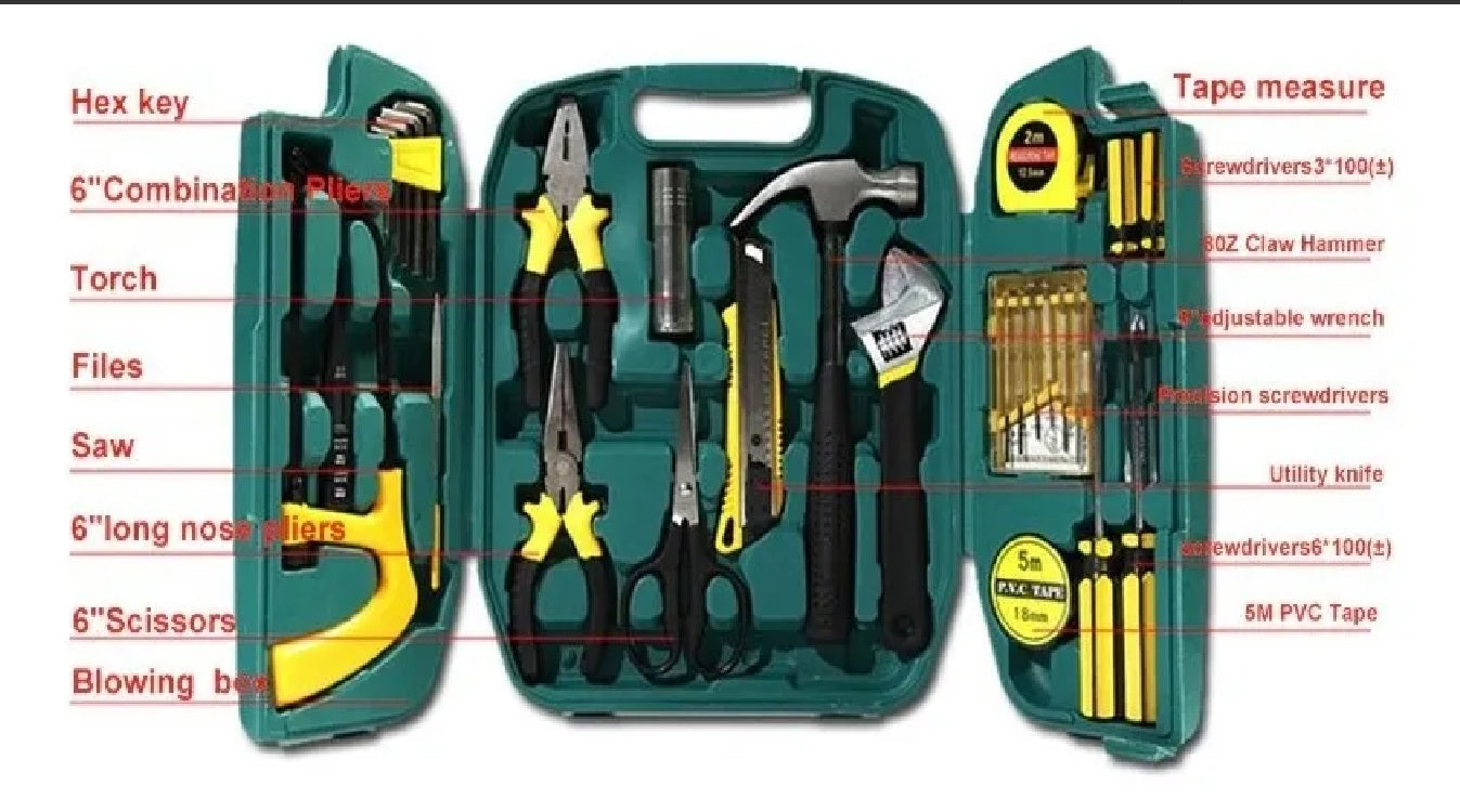 Kit Set De Herramientas De 27 Piezas