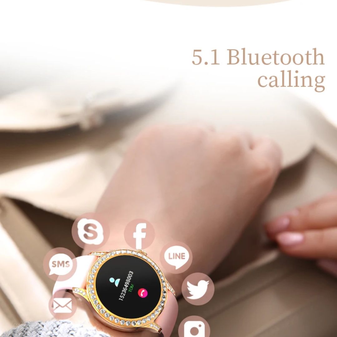 Reloj Inteligente K32 Mujer Lujo Alta
