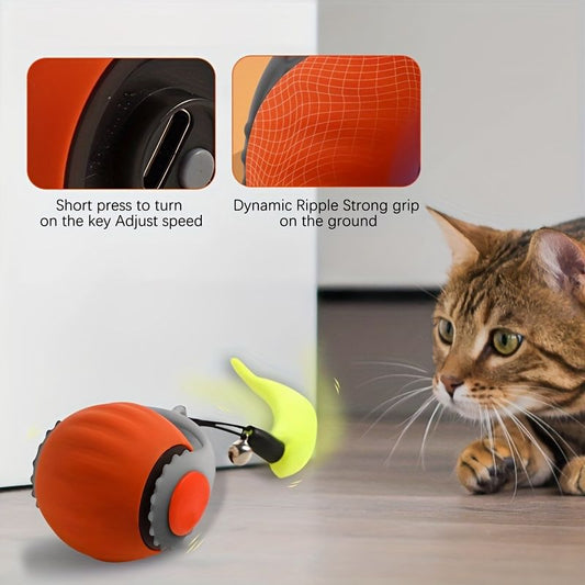 pelota mascotas happypet naranja drops