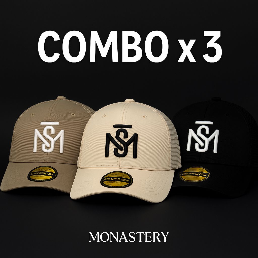 Combo 3x1 Gorras Monastery