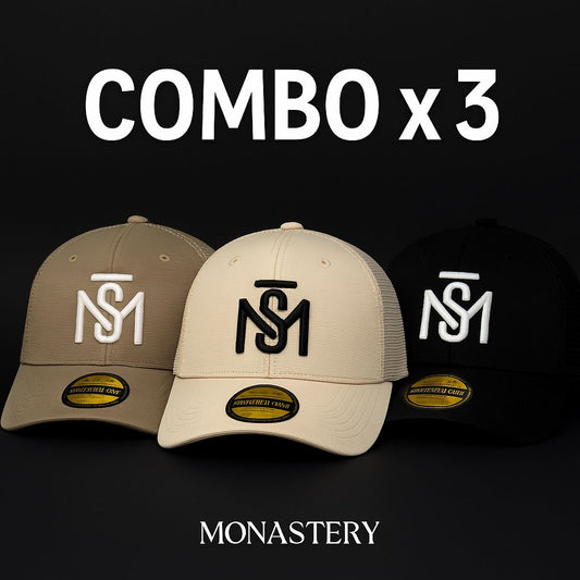 Combo 3x1 Gorras Monastery