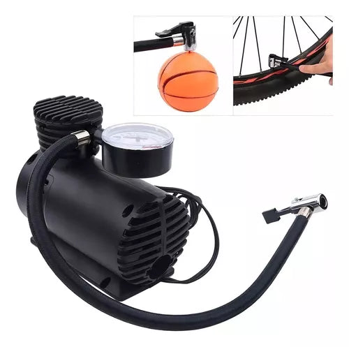 Mini Compresor Aire Llantas Carros Bicic
