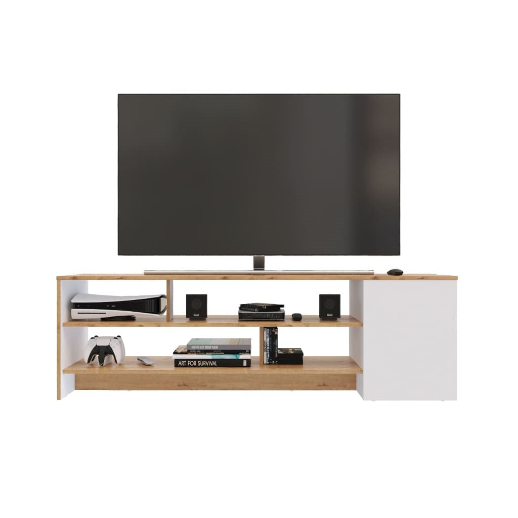 Mesa para TV de 65" Flat Duna-Blanco
