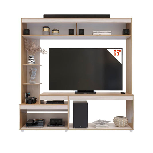 Centro de Entretenimiento para TV de 65" Cler Rovere-Niebla