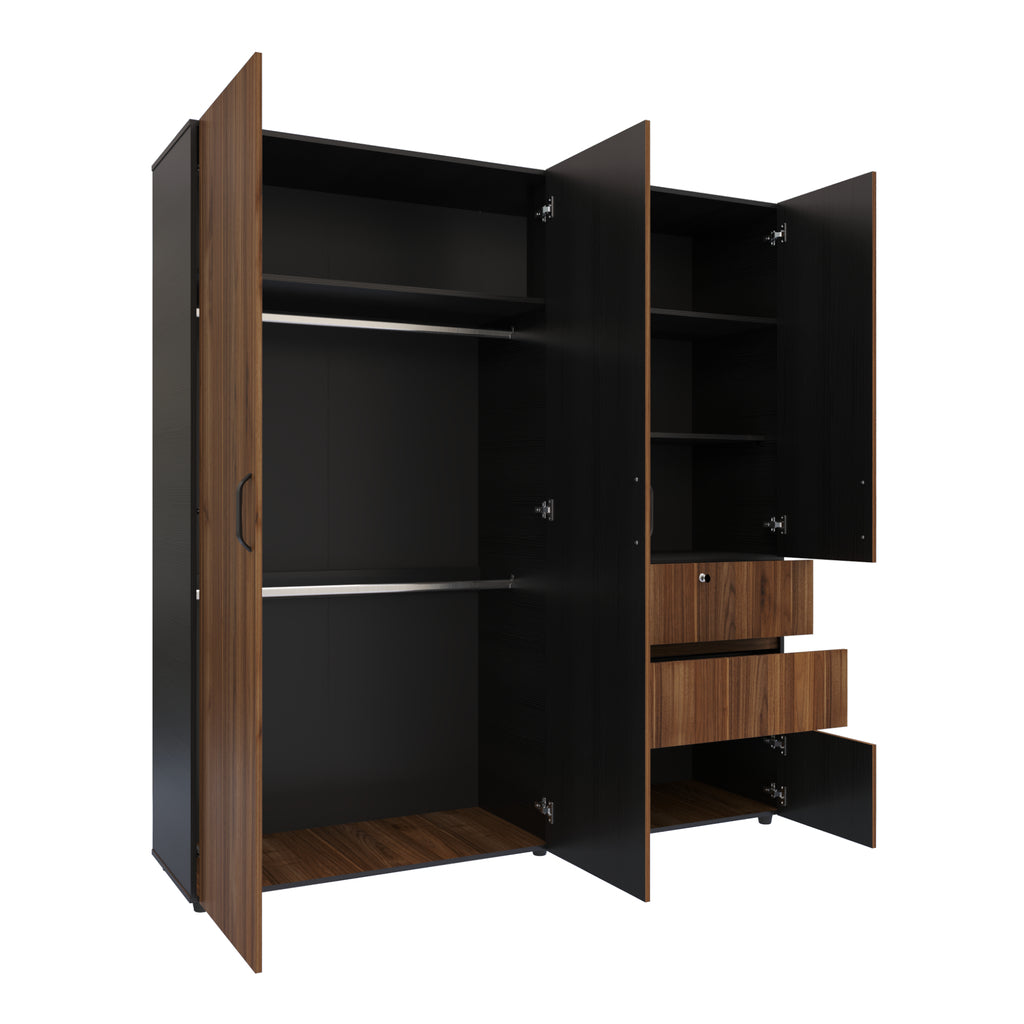 Armario Riga 190cm Gales-Wengue