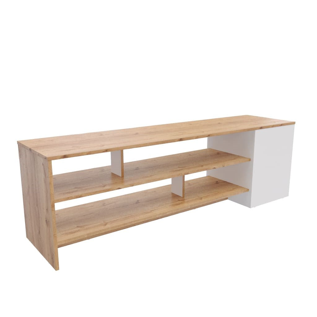 Mesa para TV de 65" Flat Duna-Blanco